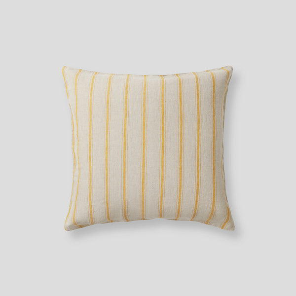 100% Linen Pillowslip (Single) in Marigold Stripe