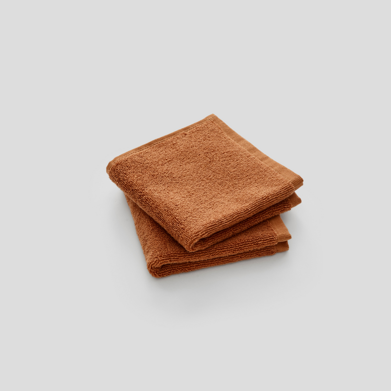 100% Organic Cotton Towels in Toffee