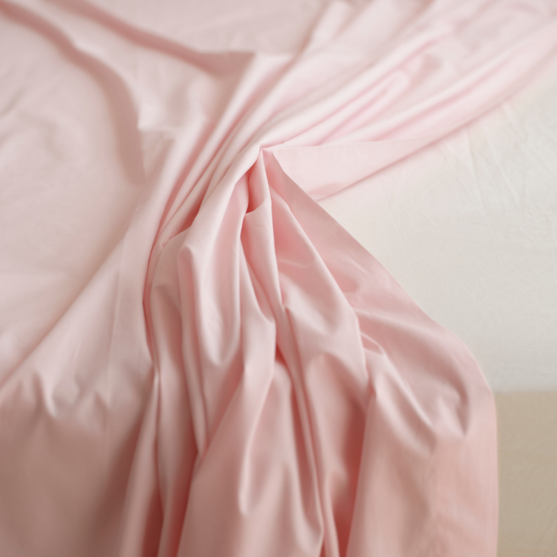 Organic Cotton 300TC Percale Flat Sheet in Marshmallow