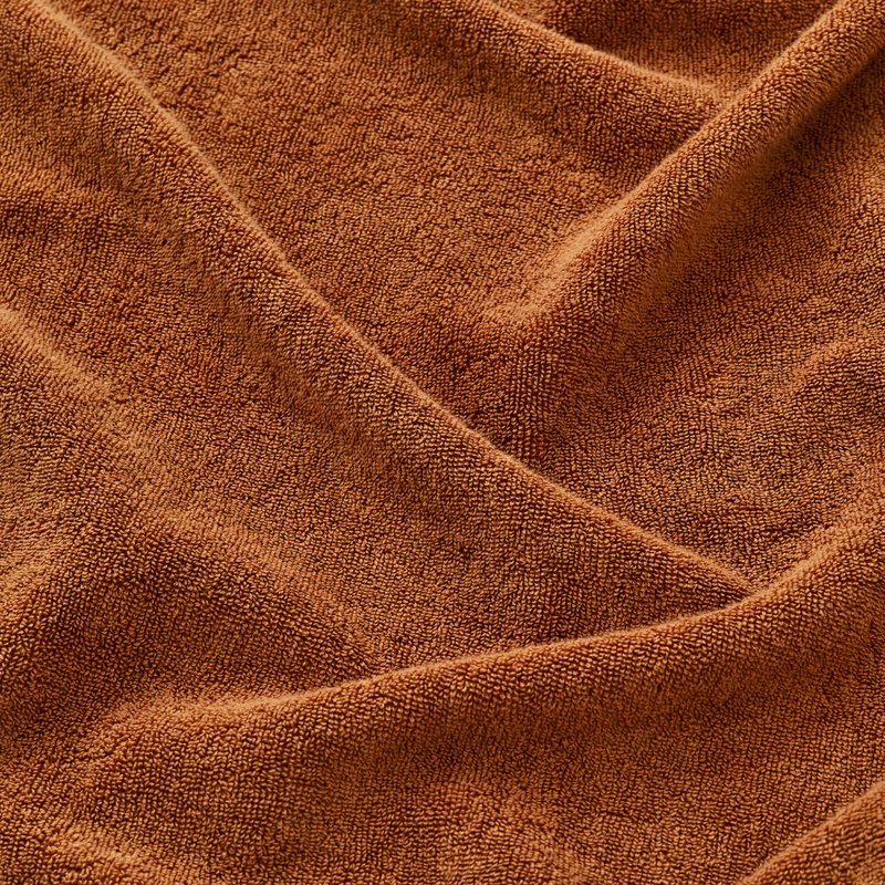 100% Organic Cotton Hand Towel in Toffee