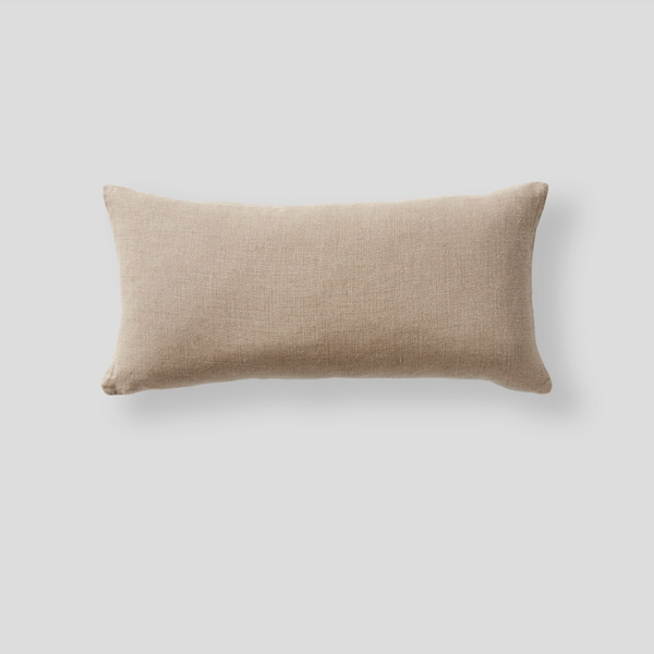 Heavy Linen Rectangle Cushion Cover in Natural