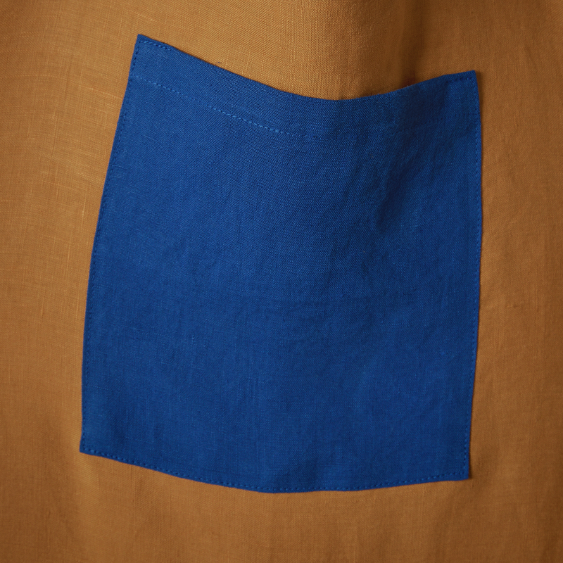 Atelier Patchwork Tote Bag in Marigold & Pine Stripe