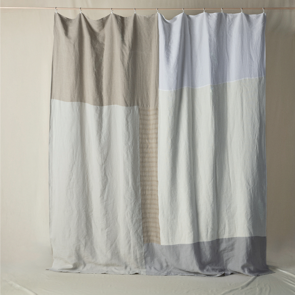 Atelier Bedcover in Natural & Stripe