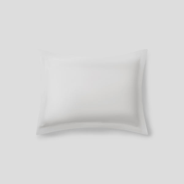 Organic Cotton 300TC Percale Sham Pillowslip set (of two) in Pure White