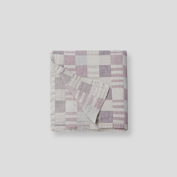 Organic Cotton & Linen Bed Cover in Bauhaus
