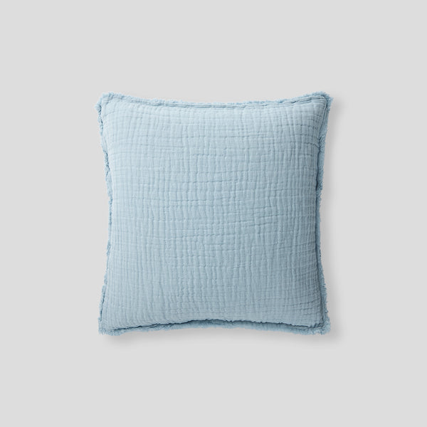 Cotton & Hemp Cushion in Dusk Blue - Square