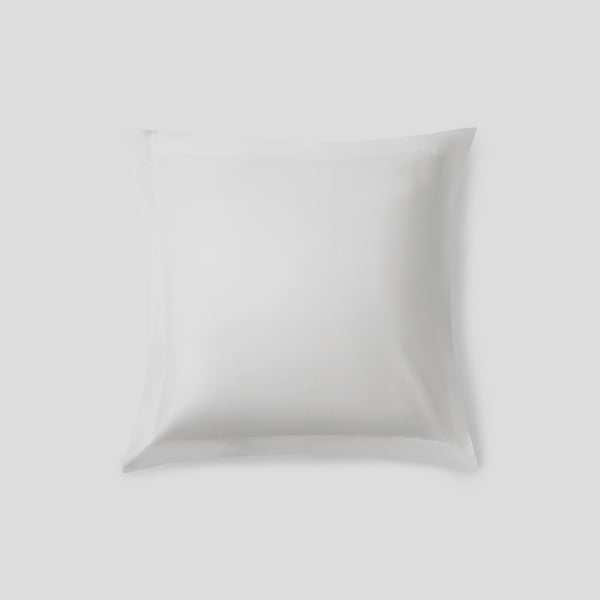 Organic Cotton 300TC Percale Sham Pillowslip set (of two) in Pure White