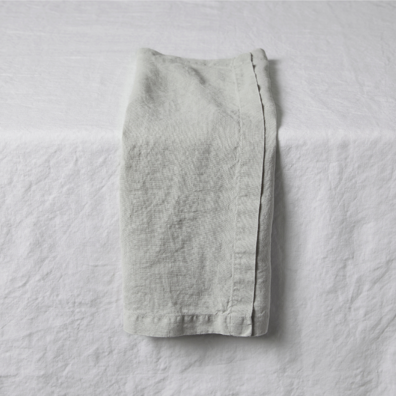 100% Linen Napkin in Dove Grey