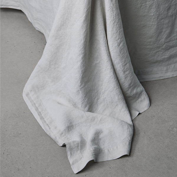 100% Linen Table Cloth in Dove Grey