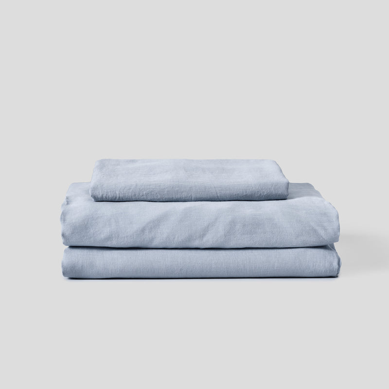 100% Linen Sheet Set Mist