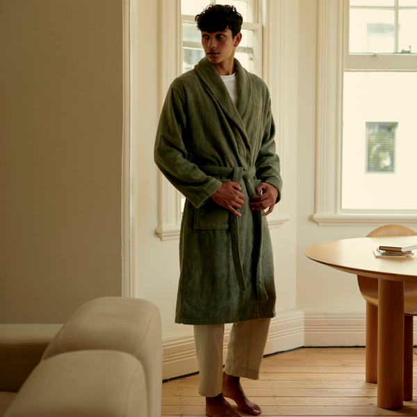 Green 2025 dressing gown