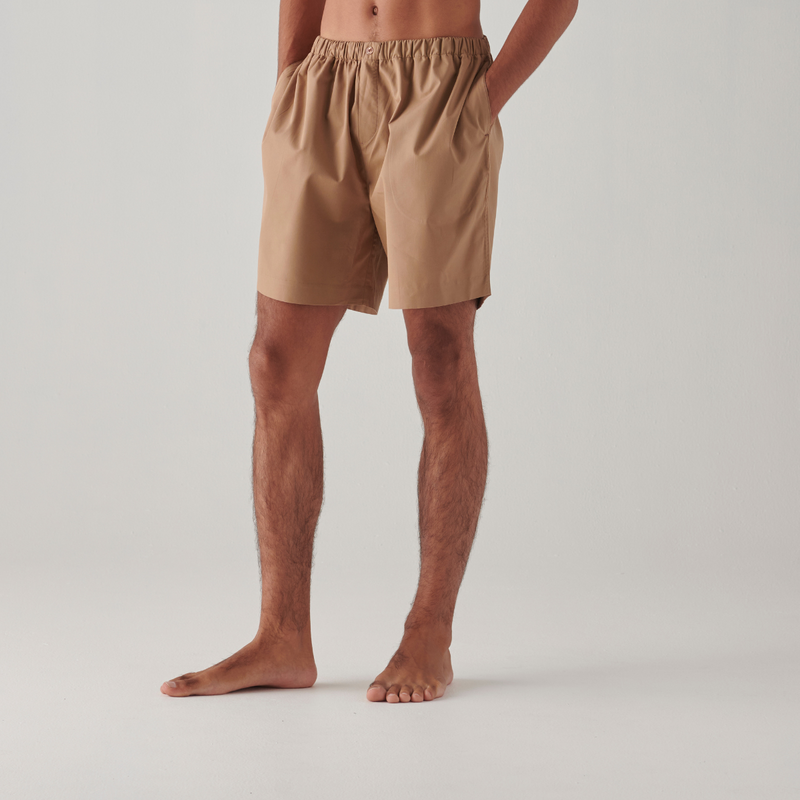 100 cotton top shorts mens