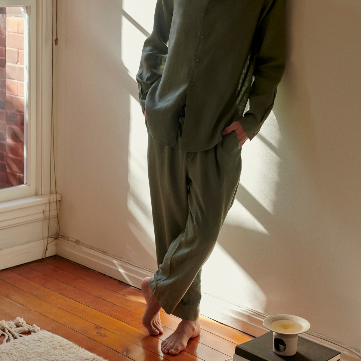 Mens linen pants kohls deals